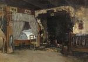 Interieur Mit Alkoven. by Paul Lecomte