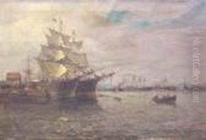 Ships In Harbor, Nantes