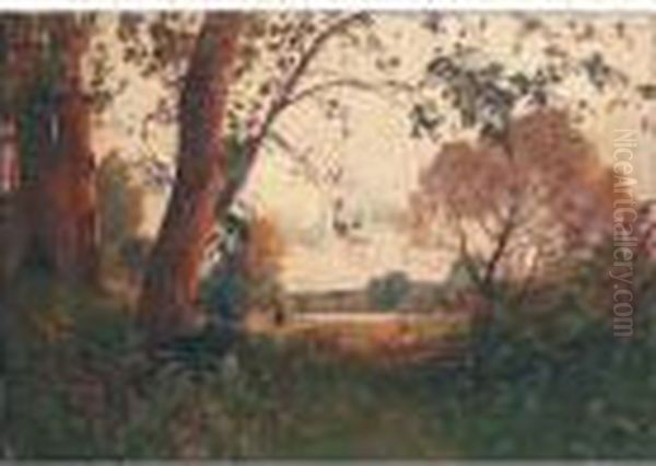 Deux Personnages Dans Un Champ - view 1