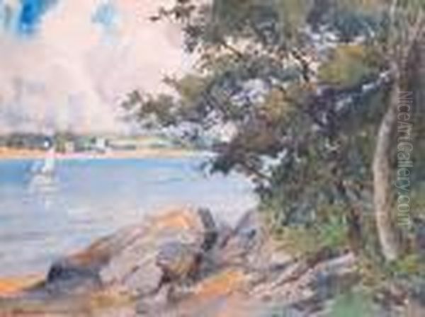 Bateau Dans Lestuaire - view 1