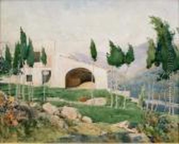 Paysage De Gattieres (alpes-maritimes) - view 1