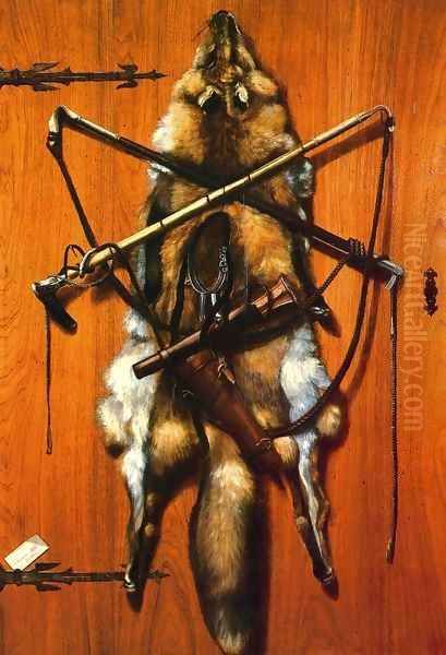 StillLifeHuntingTrophiesRedFoxSkinDateunknown - view 1