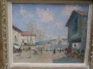 Scene De Marche" by Paul Emile Lecomte
