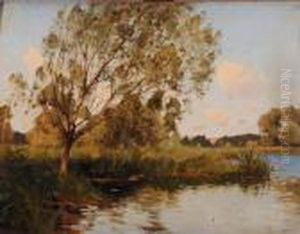 Bord D'etang by Paul Emile Lecomte
