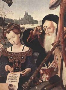 The Coronation of the Virgin (detail) 1524 by Jan Provost