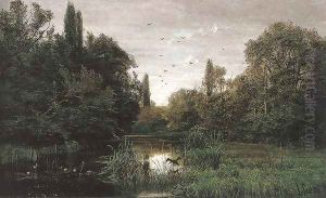 Frog Swamp 1875 2 by Laszlo Paal
