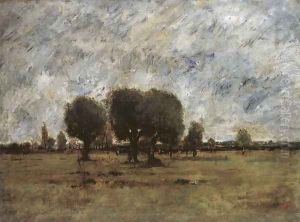 Cloudy Weather 1871 by Laszlo Paal