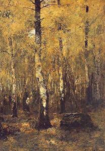The Depth of the Forest 1877 by Laszlo Paal