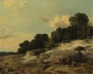 Ferreting For Rabbits by Frederick Richard Lee, R.A.