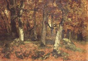 The Depth of the Forest 1873 by Laszlo Paal