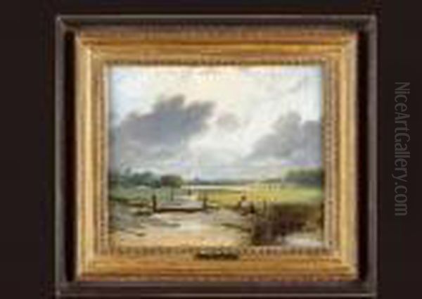 Fishing At The Pond - view 1