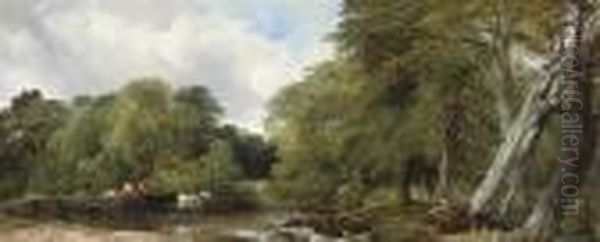 A Woody River Scene - view 1
