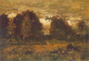 Stormy Landscape 1875 by Laszlo Paal