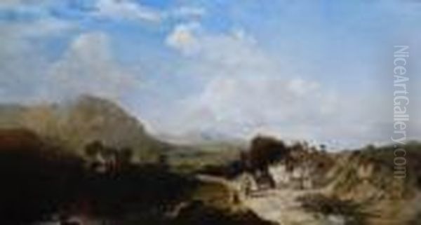 Horse And Cart At The Cottagegateway - view 1