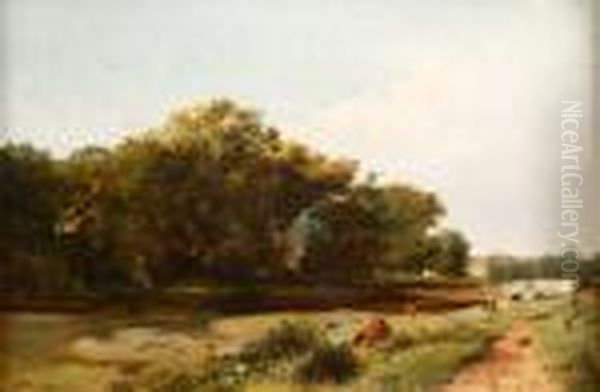 Figure And Dog Beyond - view 1