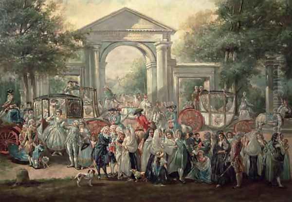 A Fiesta in a Botanical Garden, 1775 - view 1