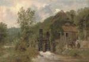 The Old Watermill by Frederick Richard Lee, R.A.