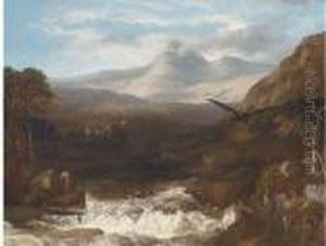 Eagles In A Highland Valley