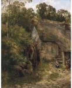 The Old Water-mill by Frederick Richard Lee, R.A.