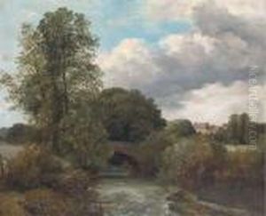 A Trout Stream by Frederick Richard Lee, R.A.