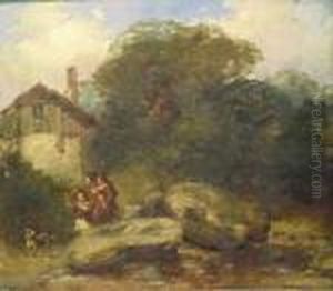 Peasant Family by Frederick Richard Lee, R.A.