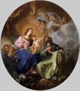 Virgin and Child with St James the Great by Luis Paret Y Alczar