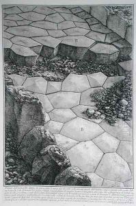 The paving of the Via Appia Antica, from Le Antichita Romane de G.B. Piranesi 1756, published in Paris, 1835 by Giovanni Battista Piranesi