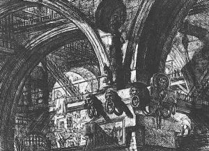 Carceri d'Invenzione- plate XV (first edition) by Giovanni Battista Piranesi