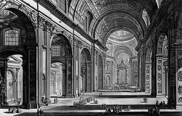 Interior of St Peter's, Rome - view 1