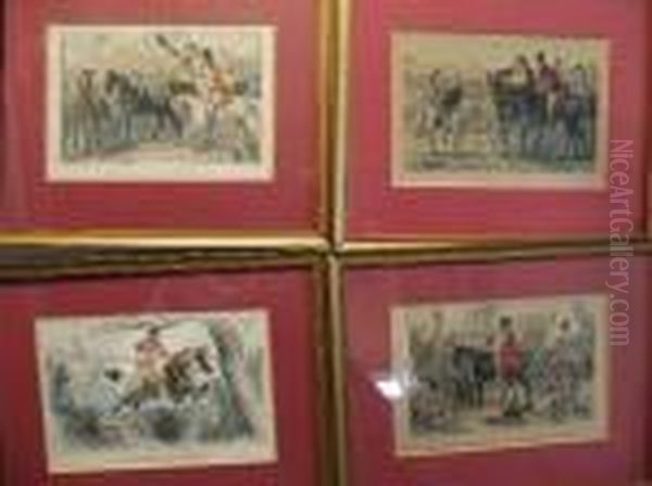 Mr Jorrocks Enters Into Handley Cross And Four Others - view 1