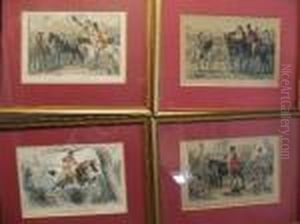 Mr Jorrocks Enters Into Handley Cross And Four Others by John Leech