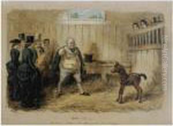 Mr Briggs Taming A Colt Which He Has Bred Himself - view 1