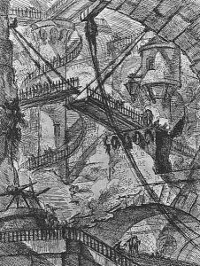 Carceri d'Invenzione- plate VII (first edition)