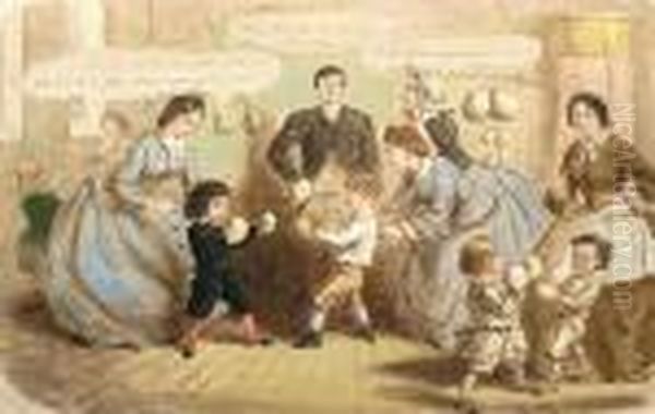 Physical Education 'john Leech' (lower Left) And Inscribed With Title (lower Middle) - view 1