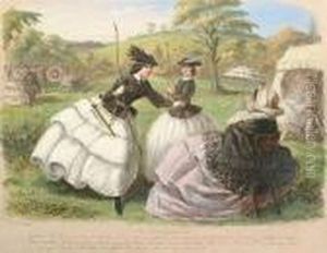 'the Fair Toxophilites'. by John Leech