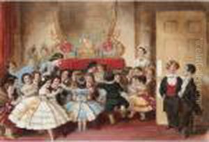 'pretty Sight, Ain't It, Charley, To See The Youngsters Enjoying Themselves?' by John Leech
