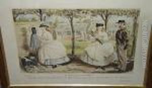 A Shocking Young Lady Indeed,
Chromolithograph On Wove, Published By Thos Agnew & Sons, 1865 by John Leech