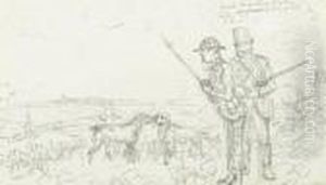 Figures Out Shooting by John Leech