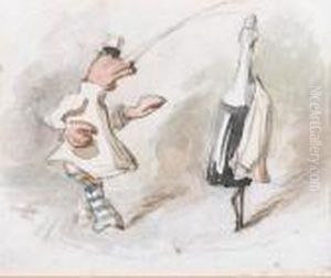 Going To The Races by John Leech