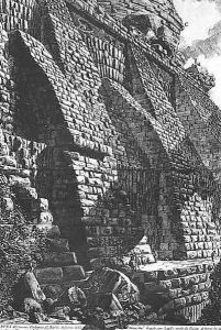 The Mole of Hadrian (from Antichita Romane) by Giovanni Battista Piranesi