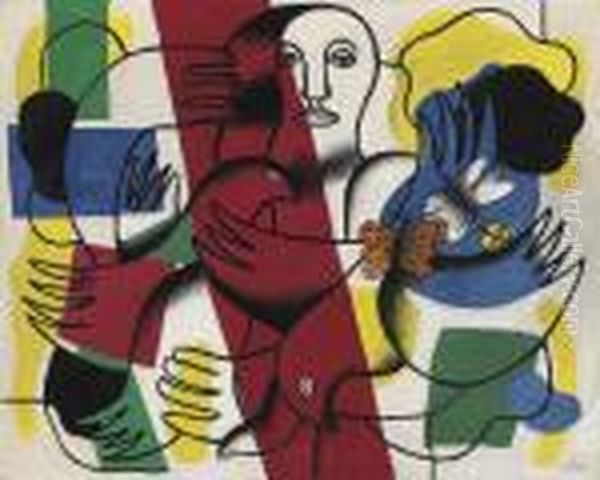 Composition Aux Deux Papillons (la Femme Aux Papillons) - view 1