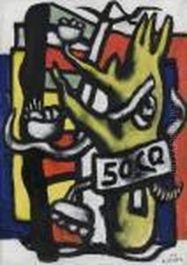 Esquisse Pour 503 by Fernand Leger