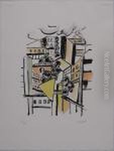 Les Toits From La Ville by Fernand Leger