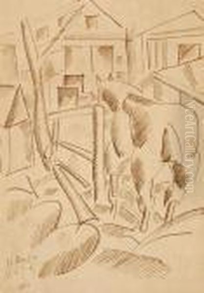Cheval Dans Un Campement - view 1