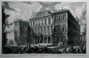 Palazzo Barberini on the Quirinale, Rome by Giovanni Battista Piranesi