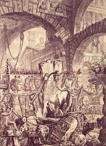 The Man on the Rack, plate II from Carceri dInvenzione, c.1749 by Giovanni Battista Piranesi