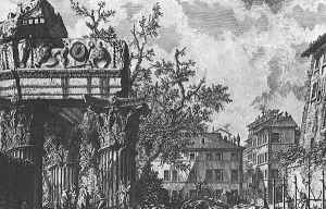 View of the Temple of Jupiter by Giovanni Battista Piranesi