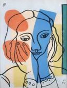 Tete De Femme by Fernand Leger
