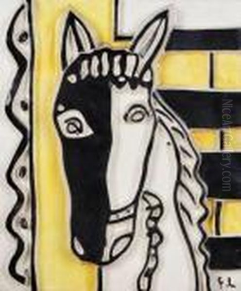 Le Cheval Sur Fond Jaune - view 1