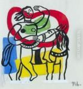 L'ecuyere by Fernand Leger